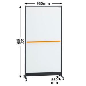PLUS Double Sided Partition Whiteboard ( W950MM )